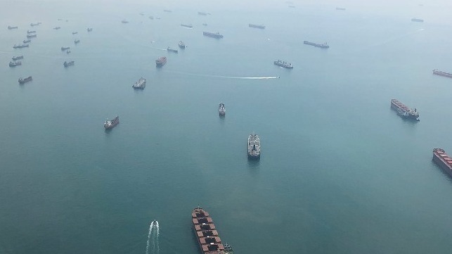 boarding and theft in Singapore Strait