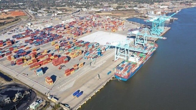 Mobile container terminal