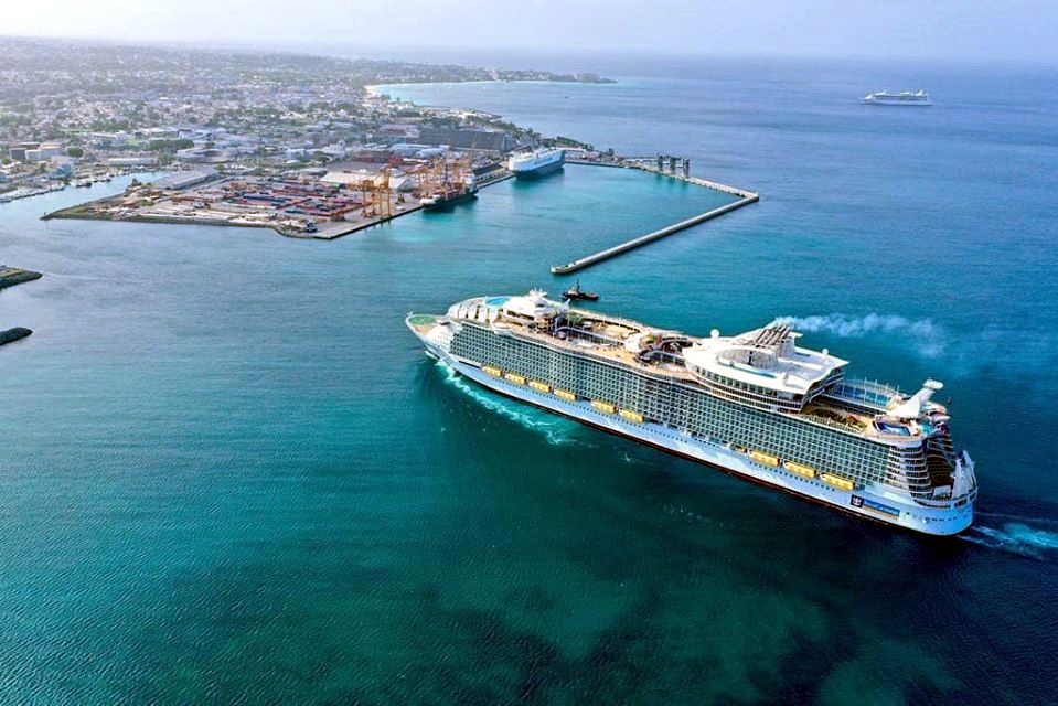 cruise ship leaving barbados today