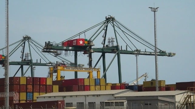 Container terminal at Lome, Togo (Houaito Affo Daniel / CC BY SA 4.0)