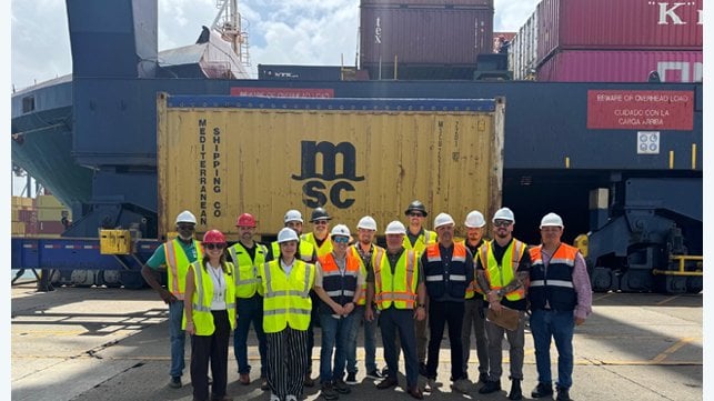 Containers port of Cristobal Panama