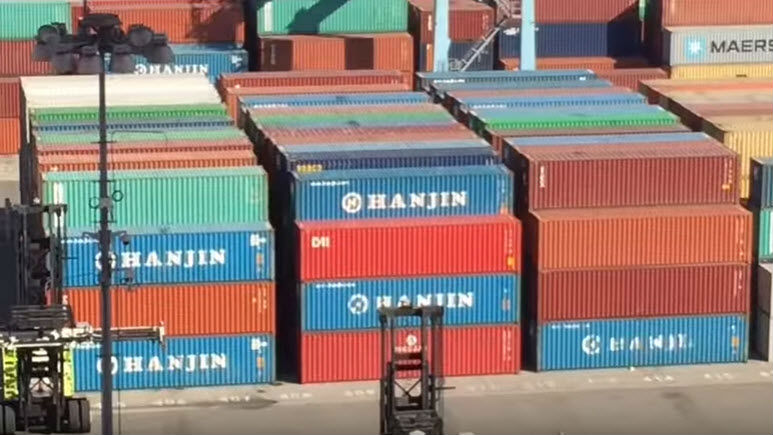 Hanjin containers