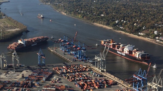 Hamburg port volume
