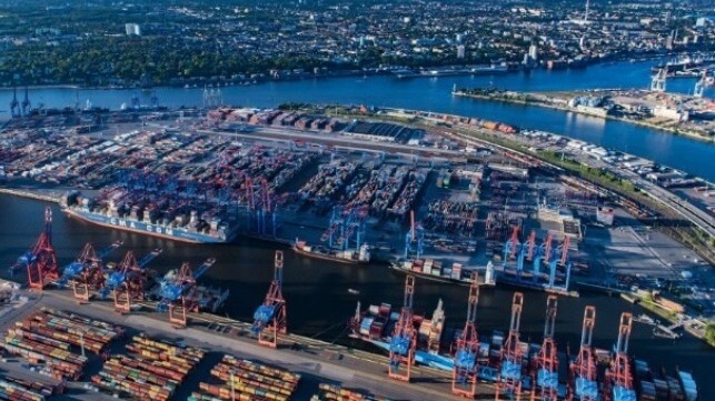 Hamburg container terminal