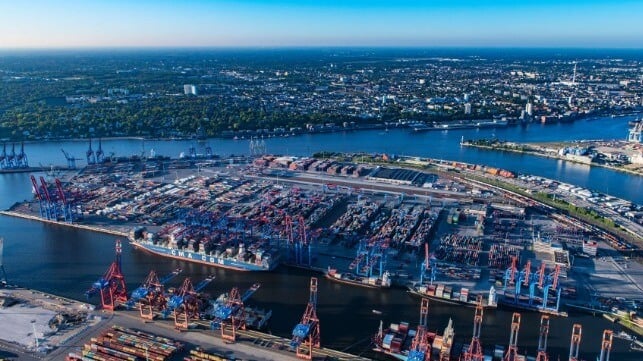 Hamburg port