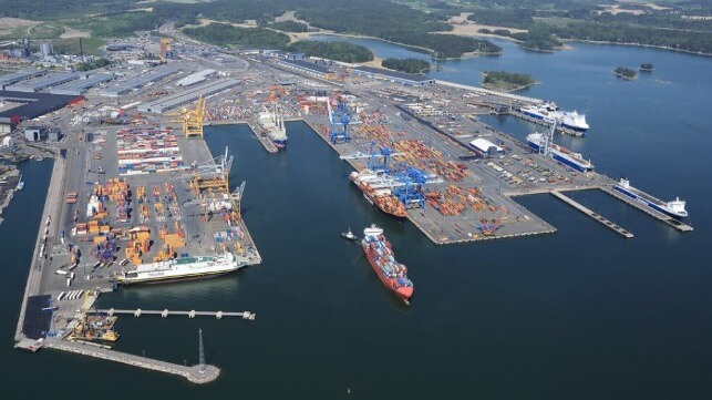 Port and truck driver strike in Finland