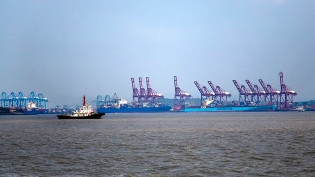 Tug at Jawaharlal Nehru Port, Mumbai (iStock / Boggy22)