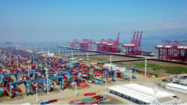 vessel movements resume at Chinese container terminal 