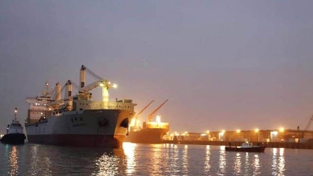 ships at anchor
