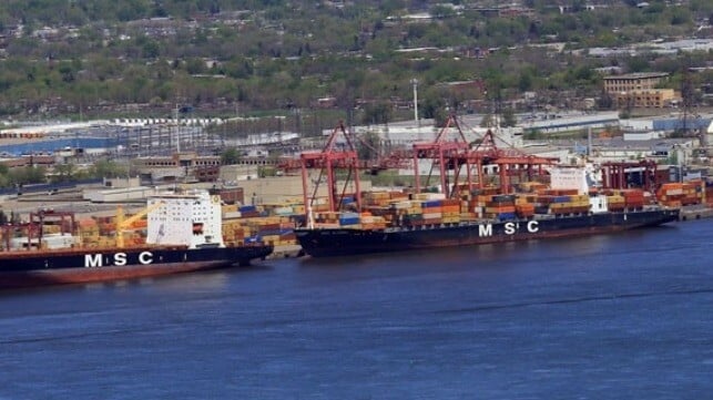 Montreal container port