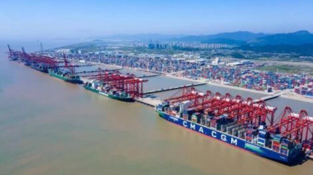overcapacity container shipping Chinese New Year