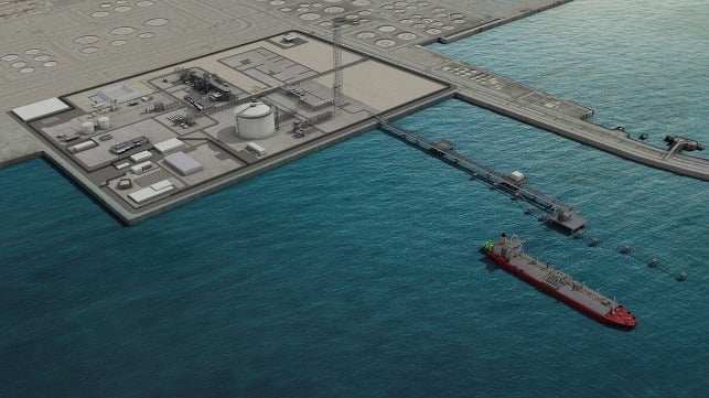 LNG bunkering terminal