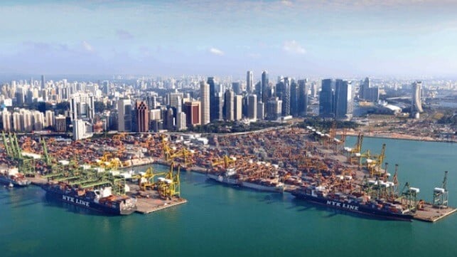 Singapore container terminal