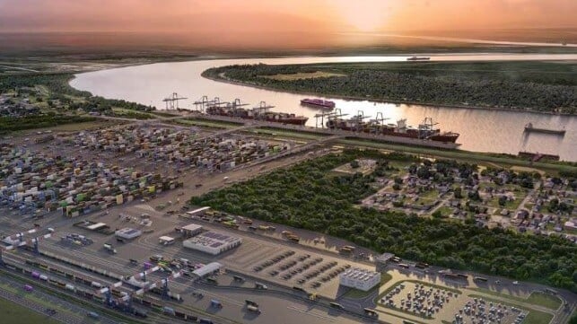 New Orleans container terminal