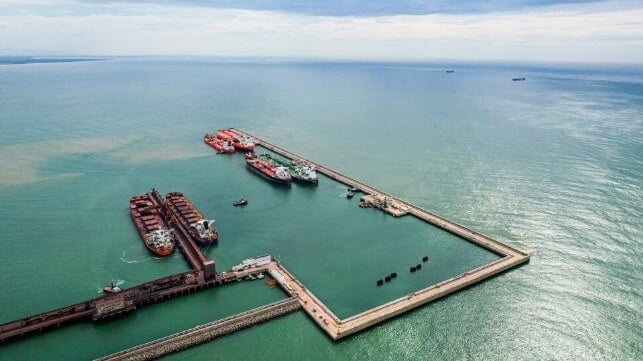 Brazilian oil terminal