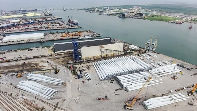 Turbine components at Port of Galveston (Port of Galveston)