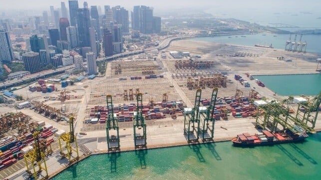 Singapore port terminal