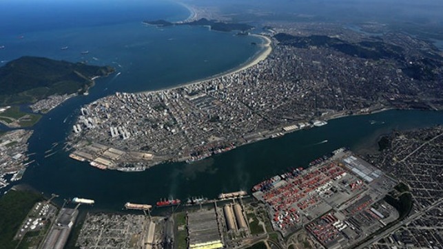 Santos Brazil container terminal expansion