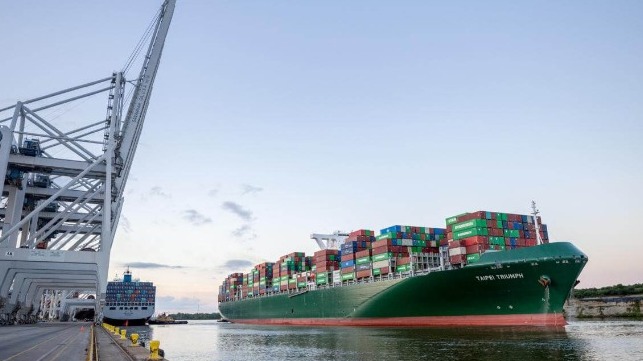 Savannah clearing containership backlog