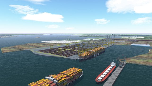 Baltimore's Sparrows Point Container Terminal