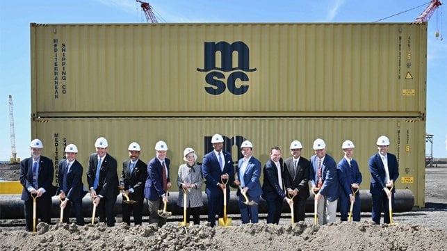 Baltimore new container terminal groundbreaking