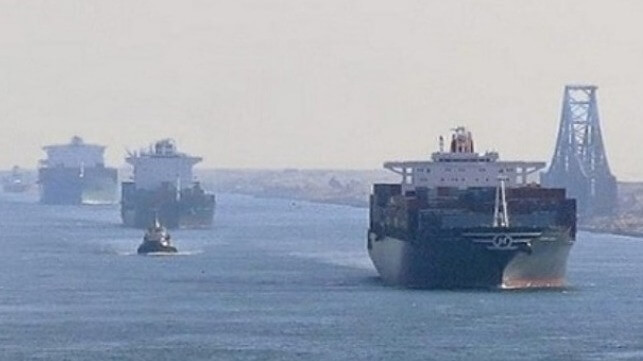 Suez Canal record transits 