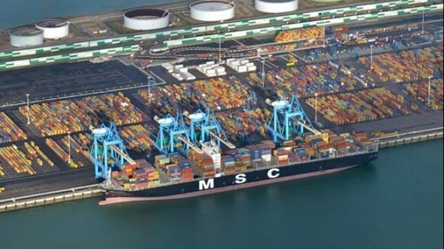 MSC Le Havre France container terminal expansion