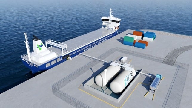 developing bunkering for ammonia as a marine fuel
