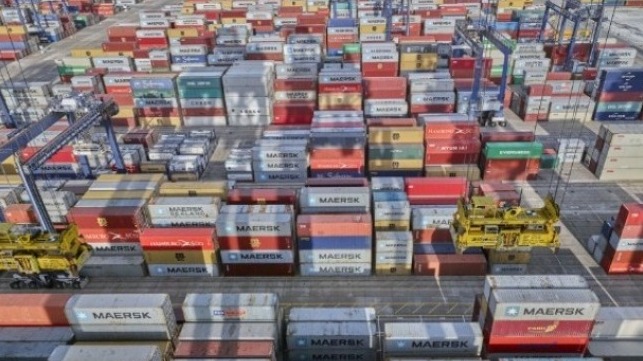 container freight rates at record highs