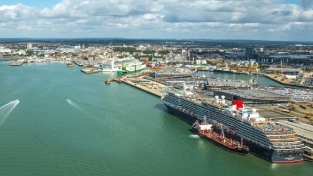 cruise ships at Southampton