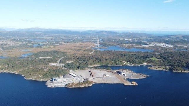 Rogaland CO2 receiving port