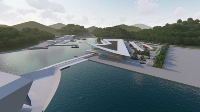 Uragashira Cruise Terminal design