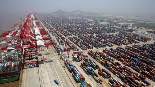 Shanghai container terminal