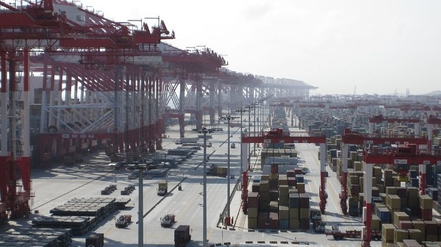 shanghai yangshan container port
