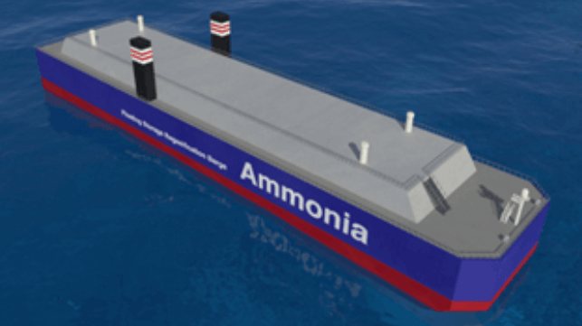 NYK Line, Nihon Shipyard Co., Ltd. (NSY), ClassNK, and IHI Corporation (IHI) ammonia floating storage and regasification barge