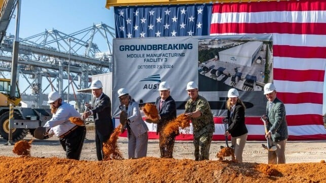 Austal groundbreaking