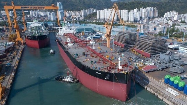 subcontractors strike at Daewoo Shipbuilding South Korea 