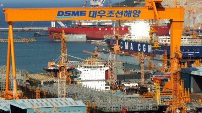 Korean shipyard strike