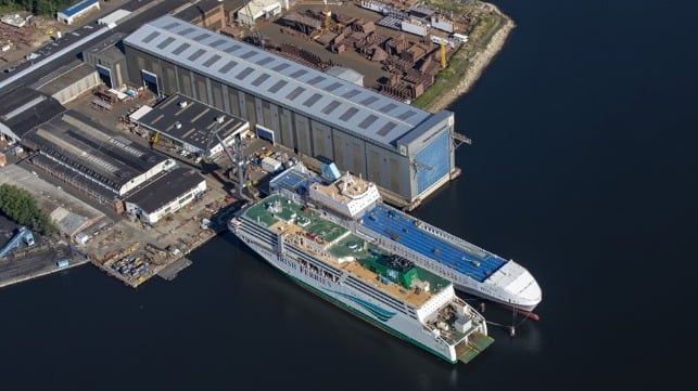 Germany shipbuilder FSG lays keel for first new ship