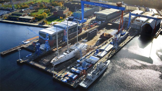German shipbuilding yard