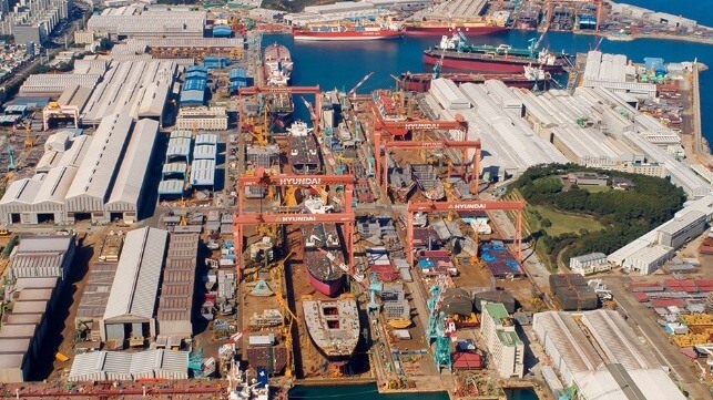Korean shipbuilding orders 