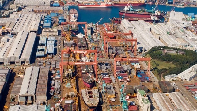 Hyundai shipbuilding South Korea