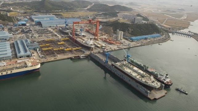HD Hyundai Samho shipyard Korea