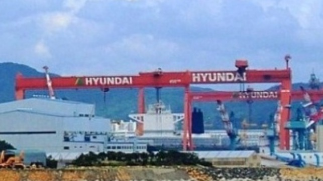 strike Hyundai shipyard Korea 