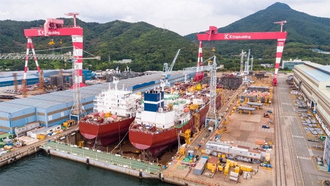 Korean shipbuilder K Shipbuilding