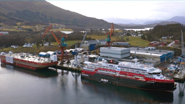 Kleven Verft split into three companies in the bankruptcy