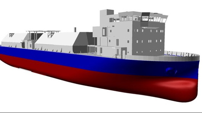 ballast-free lng bunkering vessel