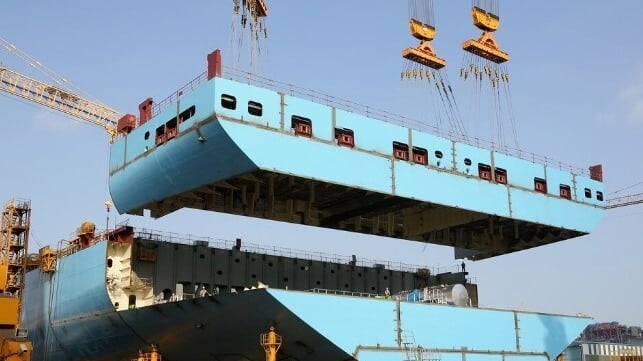 Ship construction South Korea