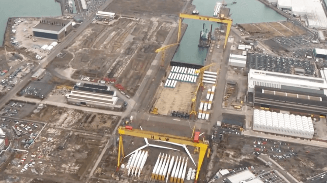 Harland & Wolff first construction contract