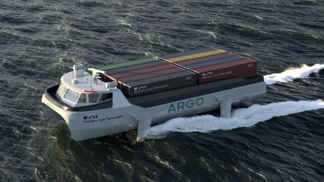hydrogen fuel cell cargo ship concept